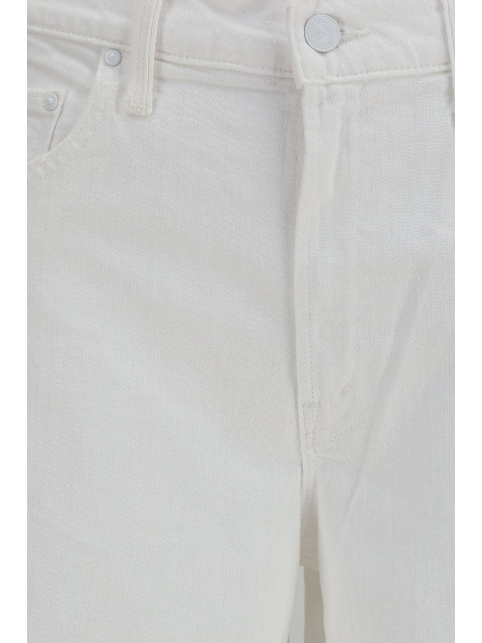 Mother Jeans — White, view 2