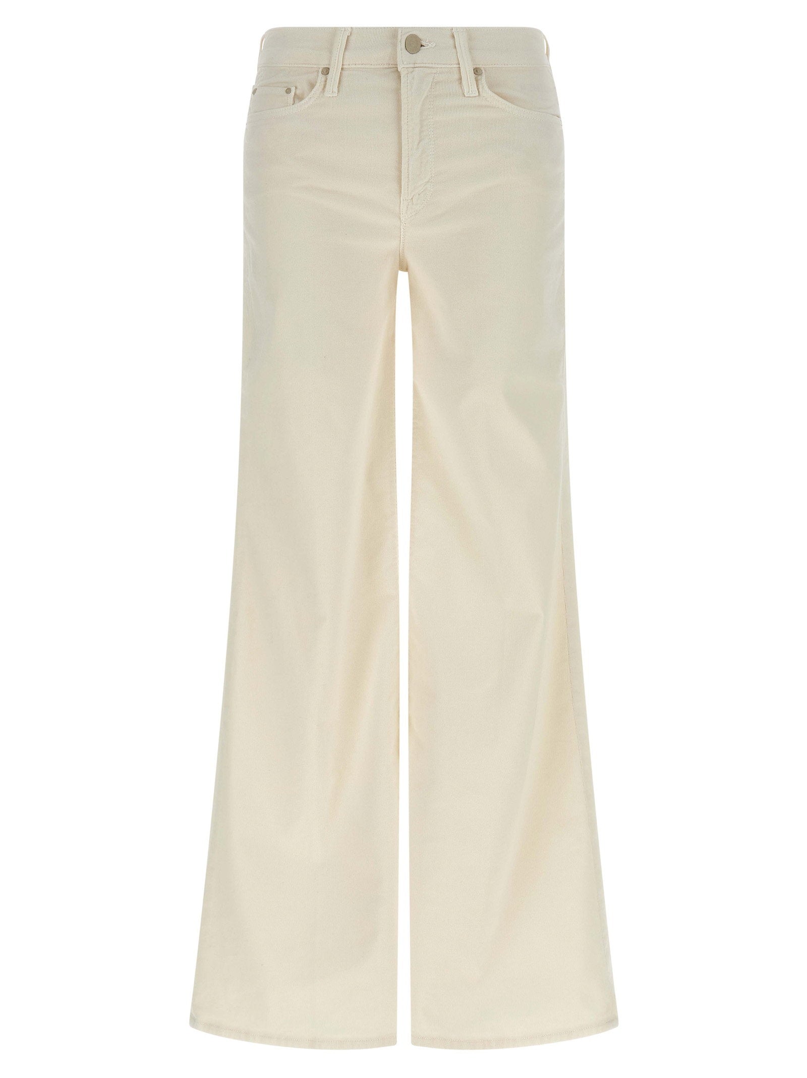 Mother Twister Sneak Trousers — Cream by Mother