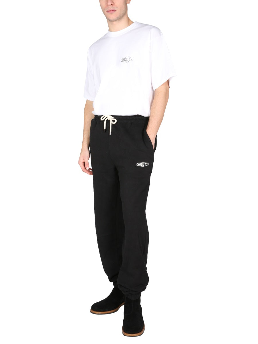 Mouty Cotton Jogging Trousers — Black by Mouty
