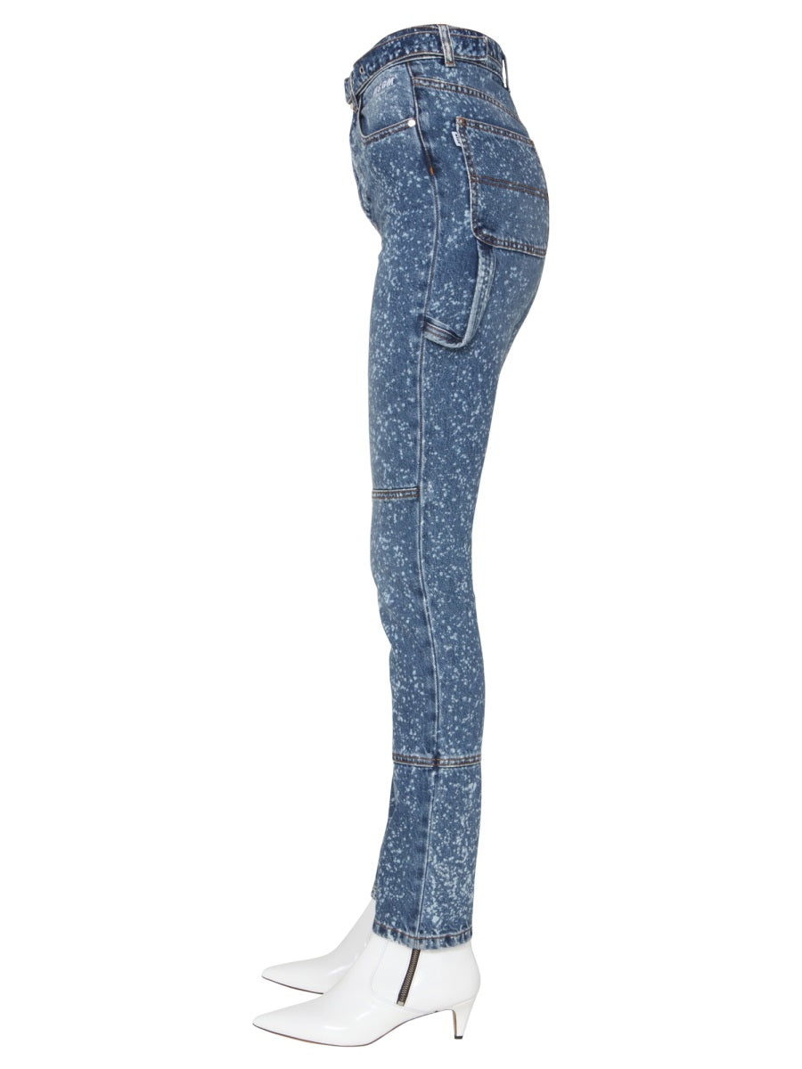 MSGM High-Waist Skinny Fit Jeans — Blue by Msgm