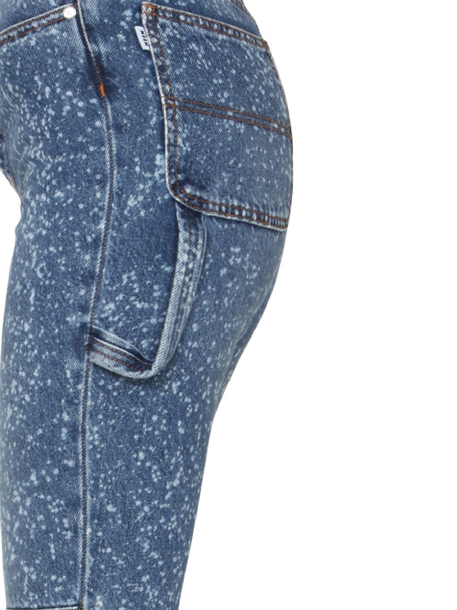 MSGM High-Waist Skinny Fit Jeans — Blue, view 5
