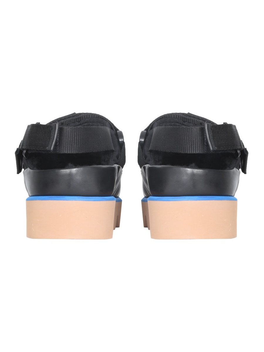 MSGM Puffed Rubber Sole Sandal — Black, view 2