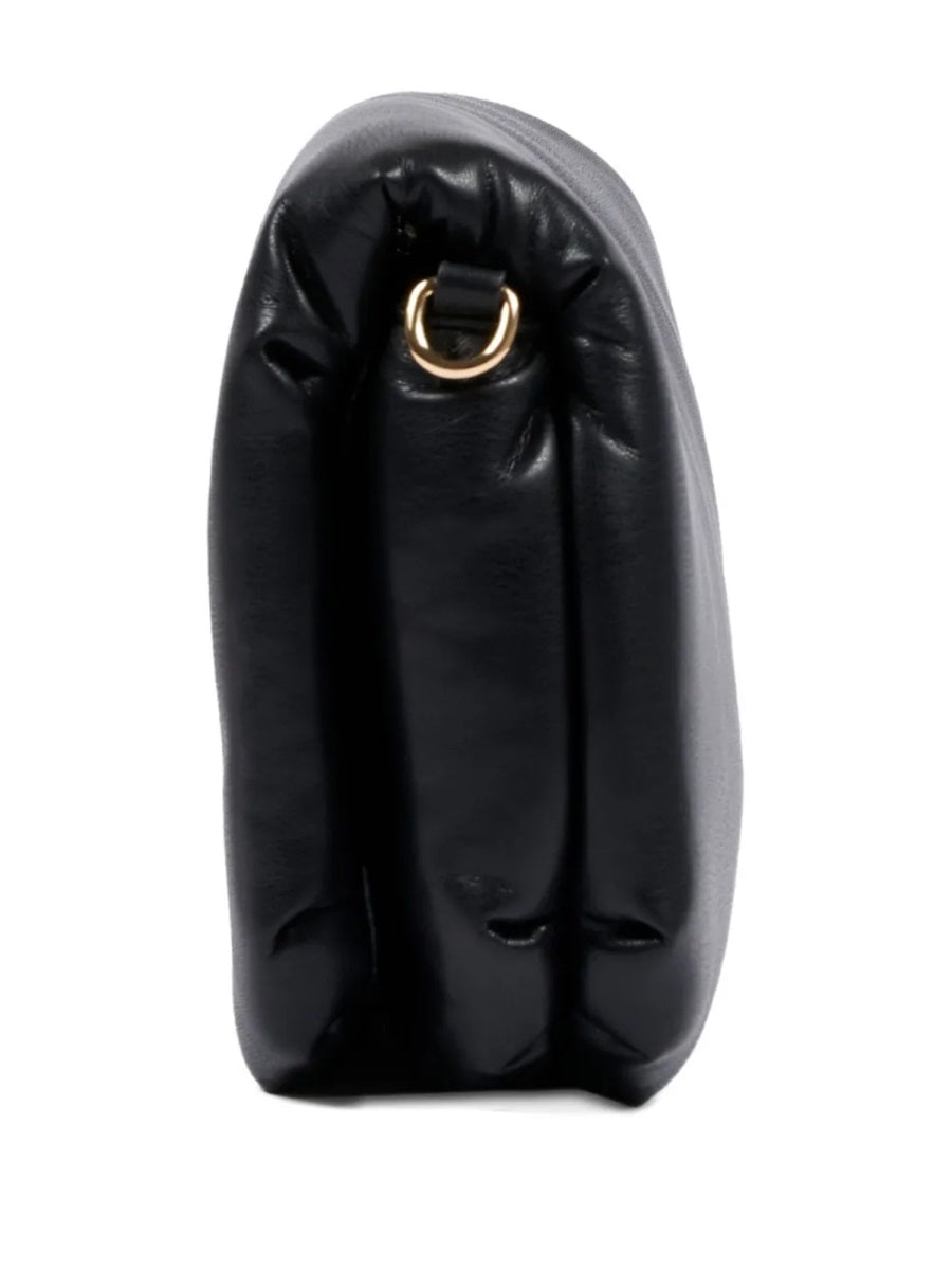 MSGM Eco-Leather Shoulder Bag — Black, view 3