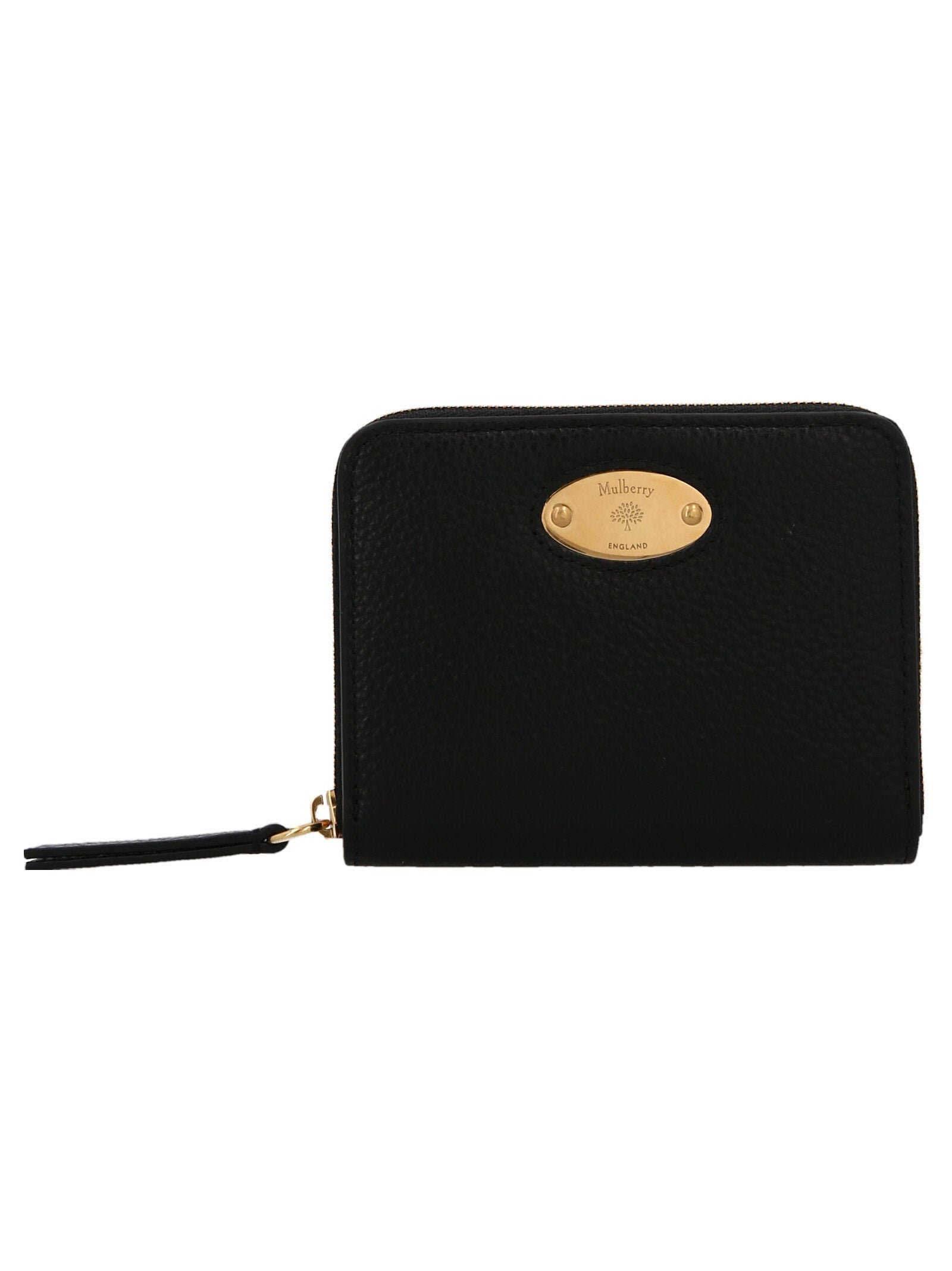 Mulberry Logo-Plaque Leather Wallet — Black by Mulberry