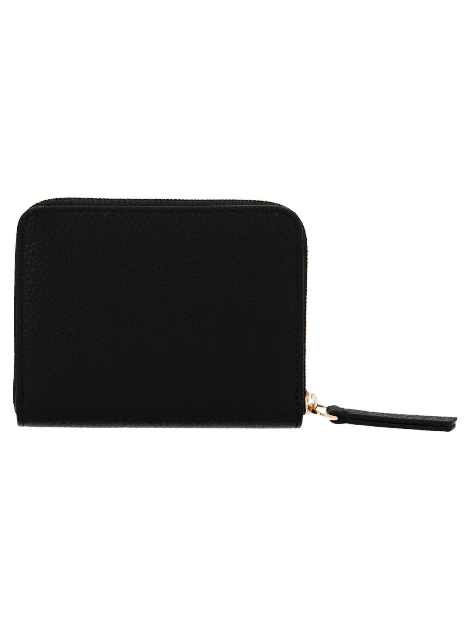 Mulberry Logo-Plaque Leather Wallet — Black, view 2
