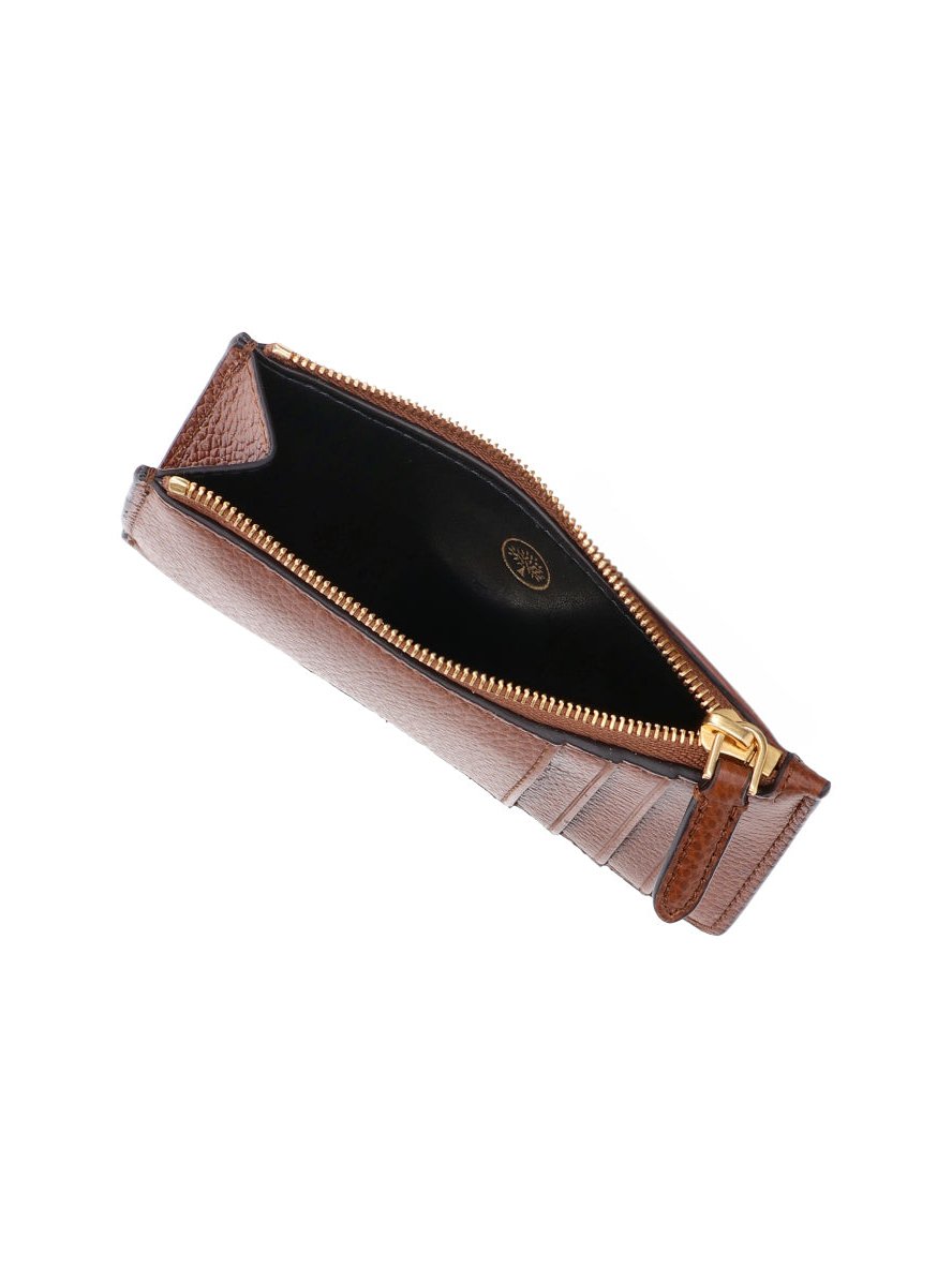 Mulberry Textured Bovine Leather Wallet — Brown, view 3