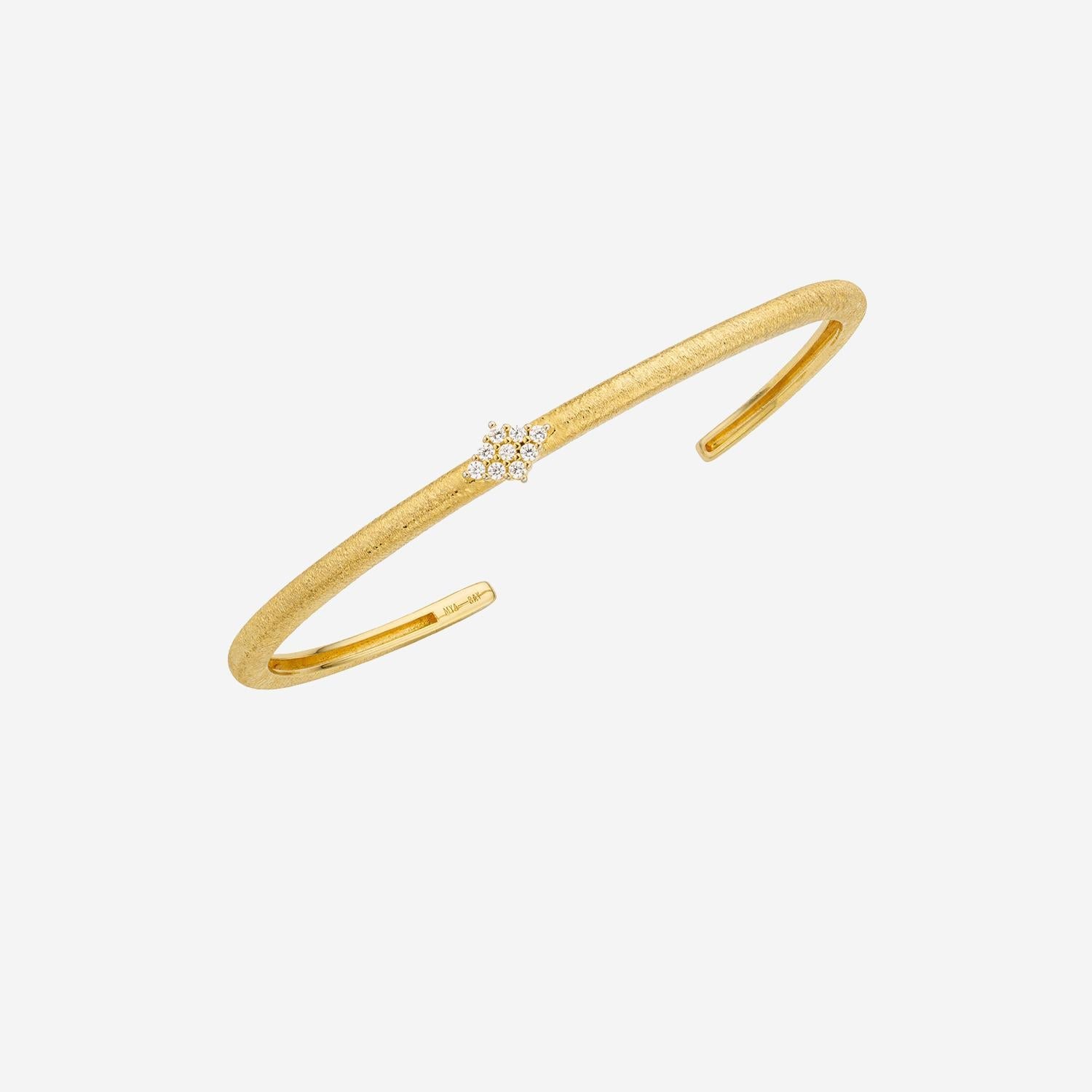 Mya Bay Crystal-Embellished Gold Cuff Bracelet — Gold, view 2