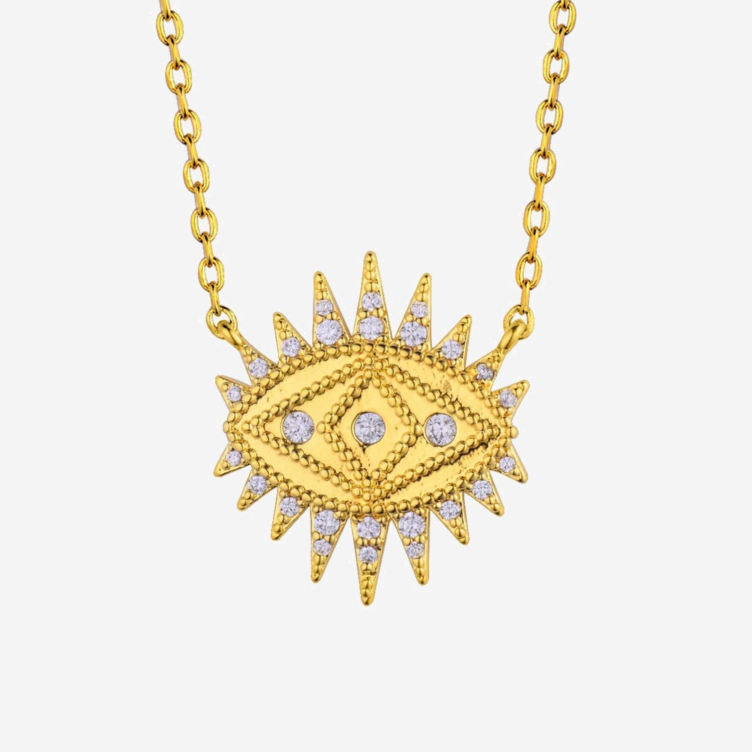 Mya Bay Crystal-Embellished Necklace — Gold by Mya Bay