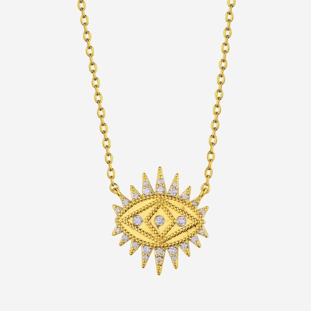 Mya Bay Crystal-Embellished Necklace — Gold, view 2