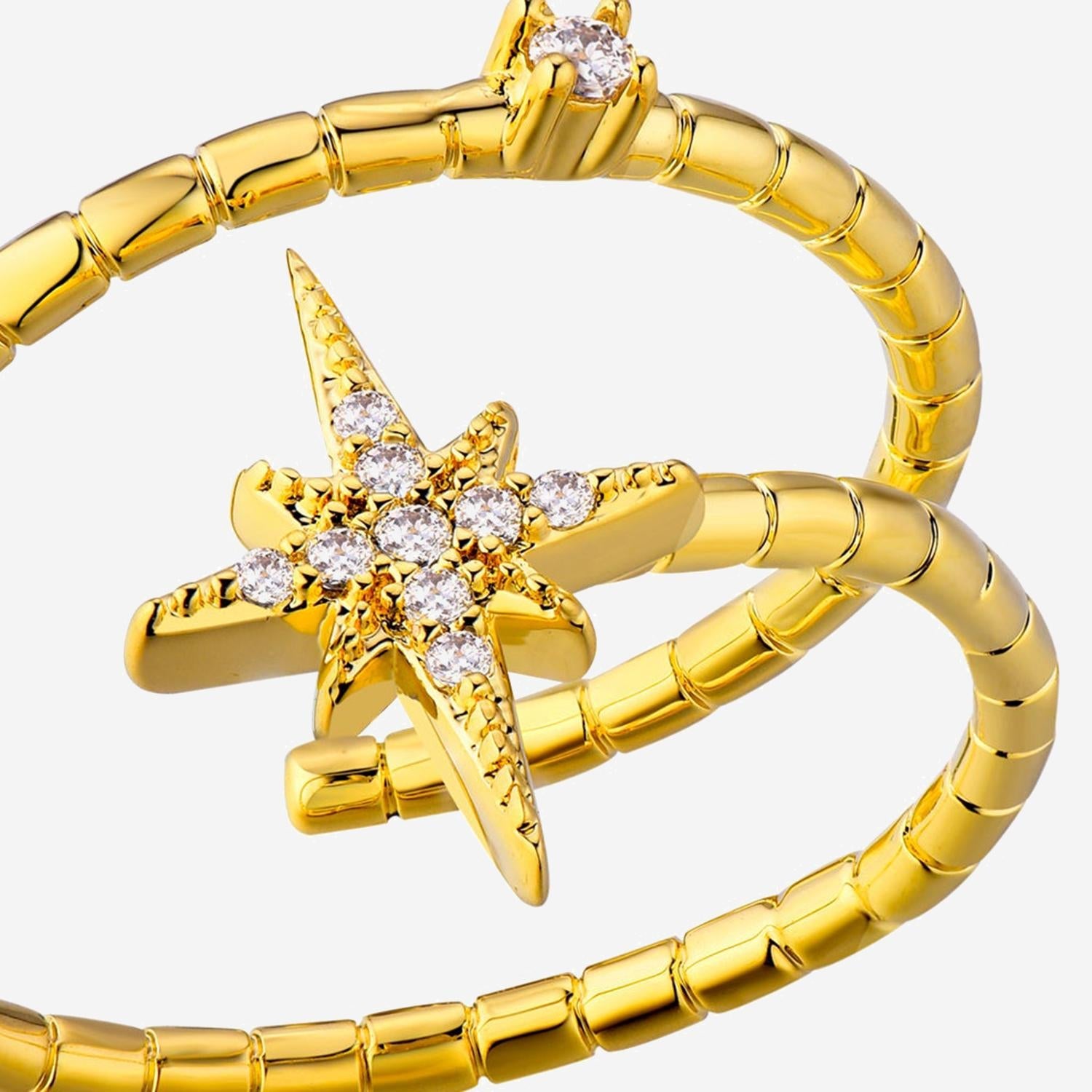 Mya Bay Crystal-Embellished Ring — Gold, view 2