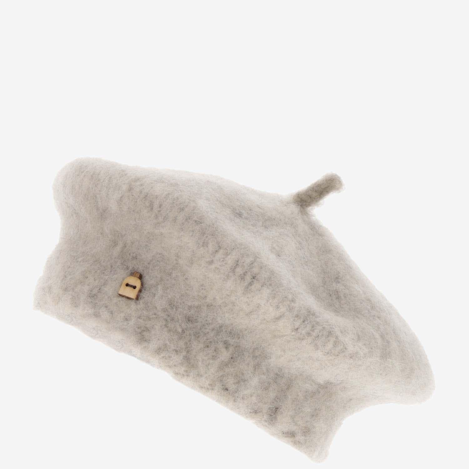 Myssy JAKALA Wool Beret — Gray, view 4