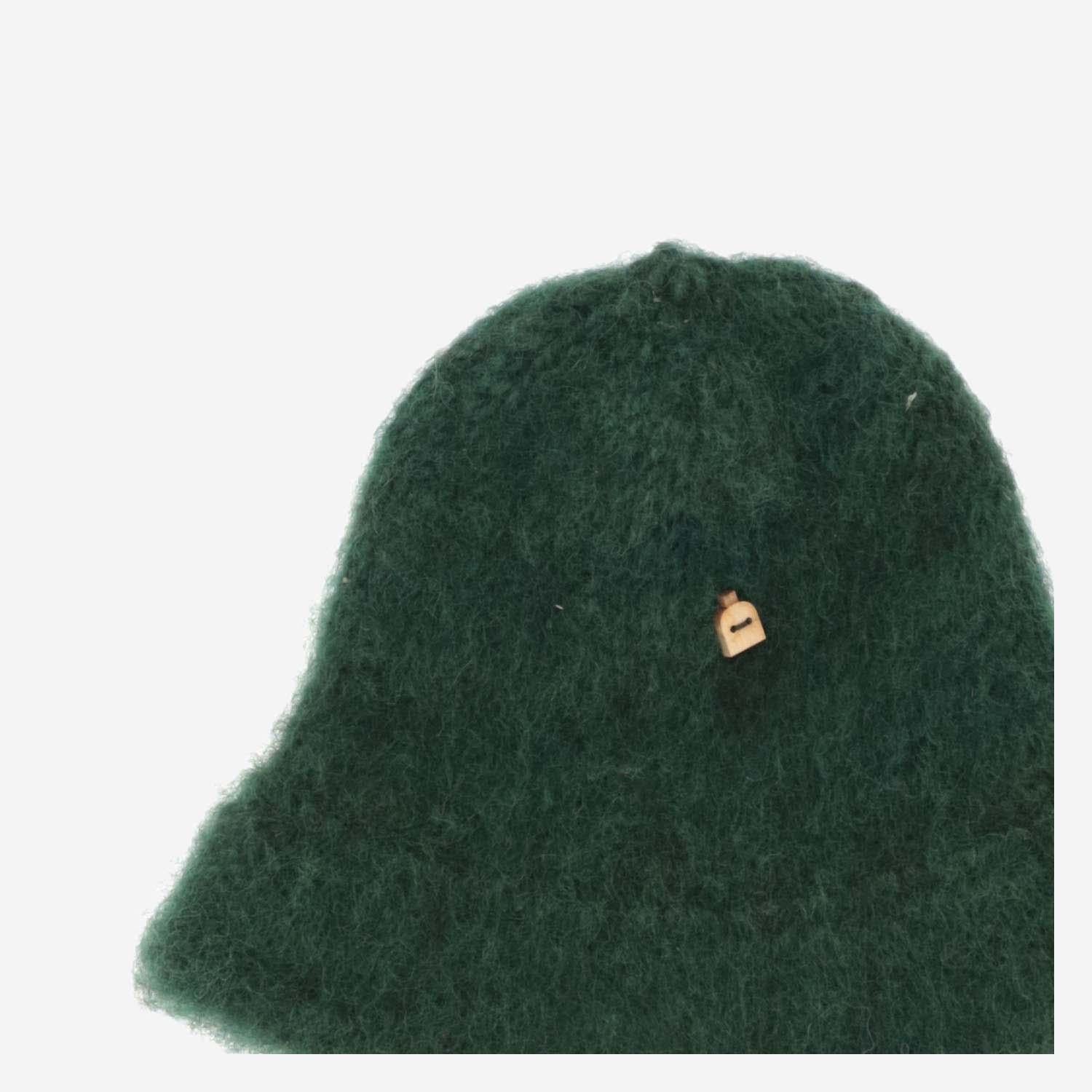 Myssy MAA Finnshep Wool Bucket Hat — Green, view 2