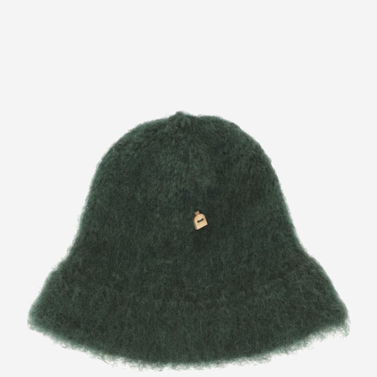 Myssy MAA Finnshep Wool Bucket Hat — Green, view 3