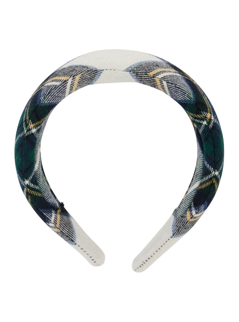 NanáN Tartan Cotton Headband — Navy by NanáN