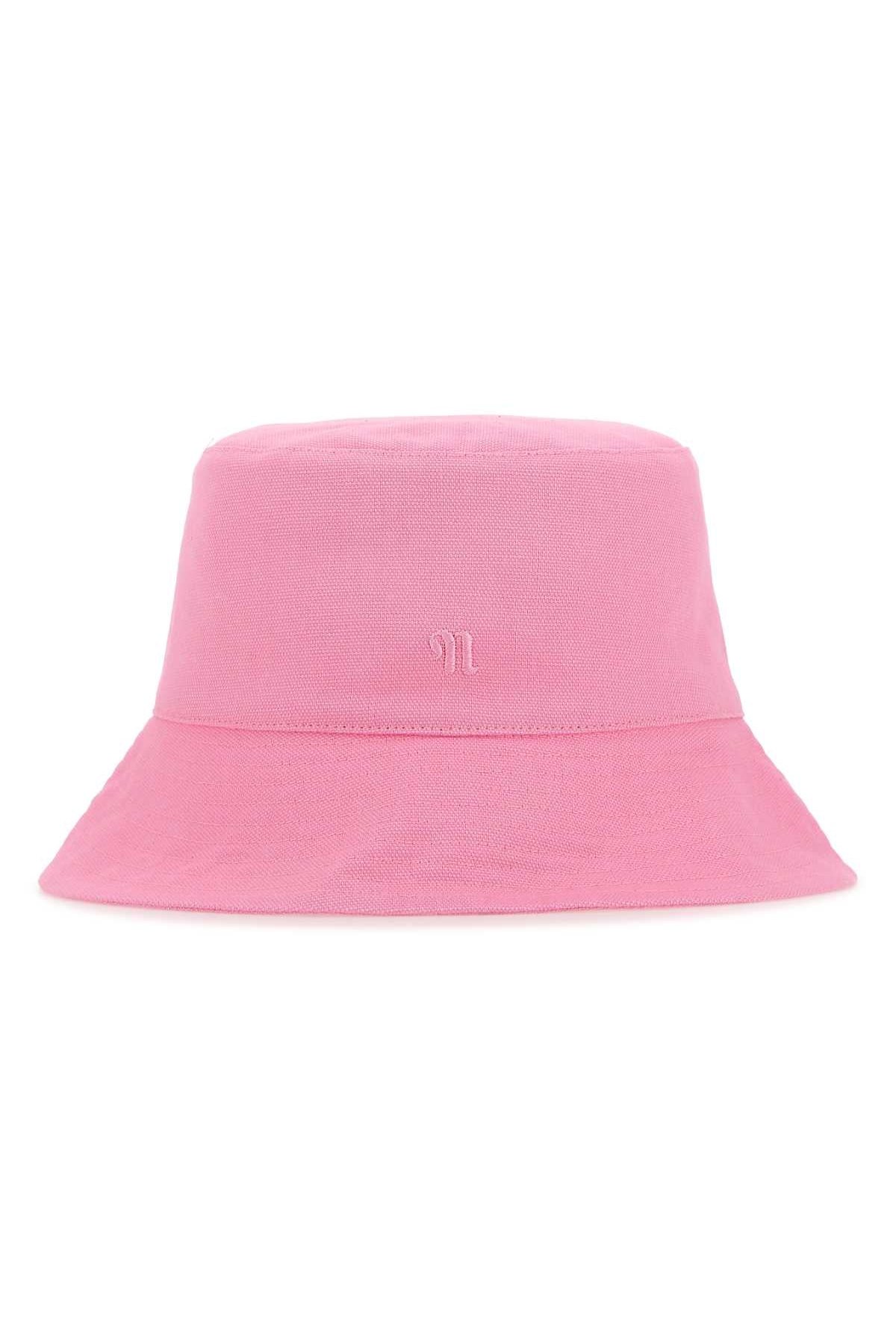 Nanushka Organic Cotton Bucket Hat — Pink by Nanushka