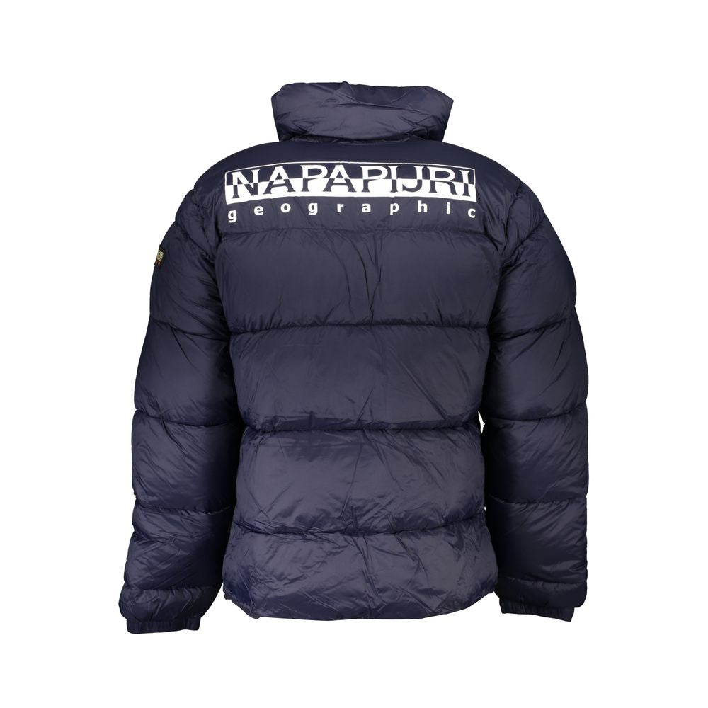 Napapijri Recycled Polyamide Down Jacket — Navy, view 2