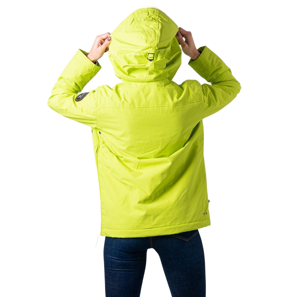 Napapijri Nylon Shell Jacket — Yellow, view 2