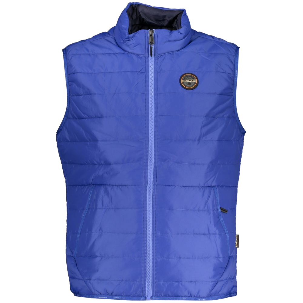 Napapijri Padded Nylon Blend Vest — Blue by Napapijri