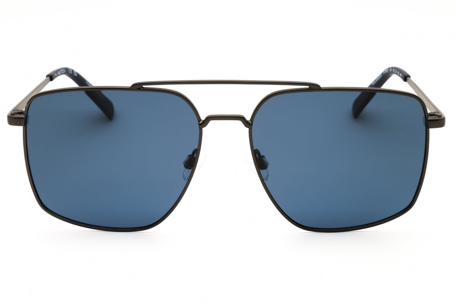 Nautica N106SP Polarized Rectangular Sunglasses — Gray, view 2