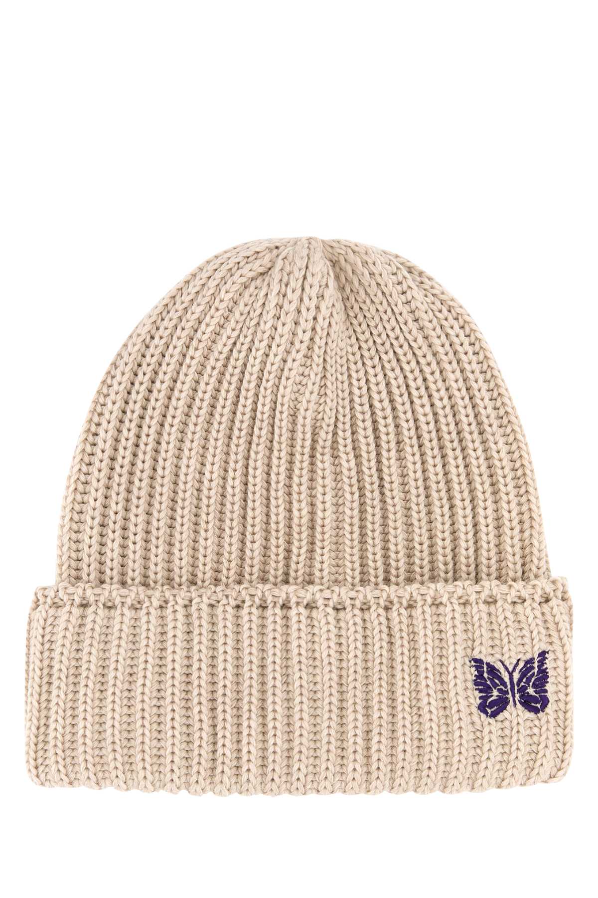 Needles WATCH Merino Wool Beanie — Beige by Needles