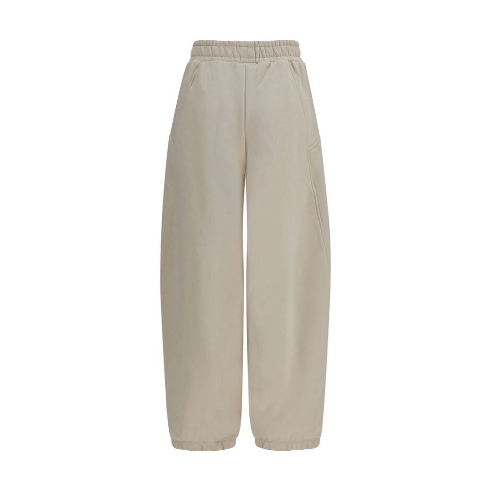 New Balance Cotton Fleece Joggers — Beige, view 2