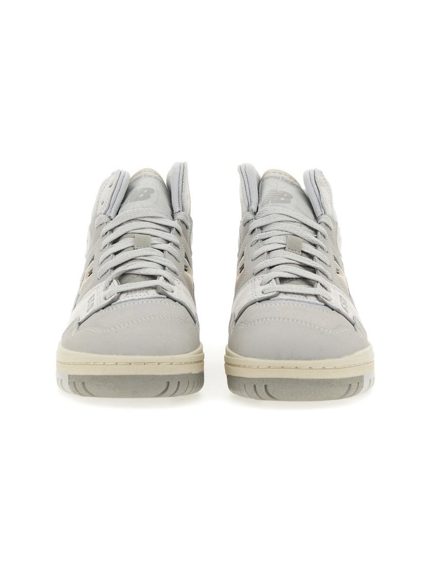 New Balance Leather Upper Sneaker — Gray, view 2