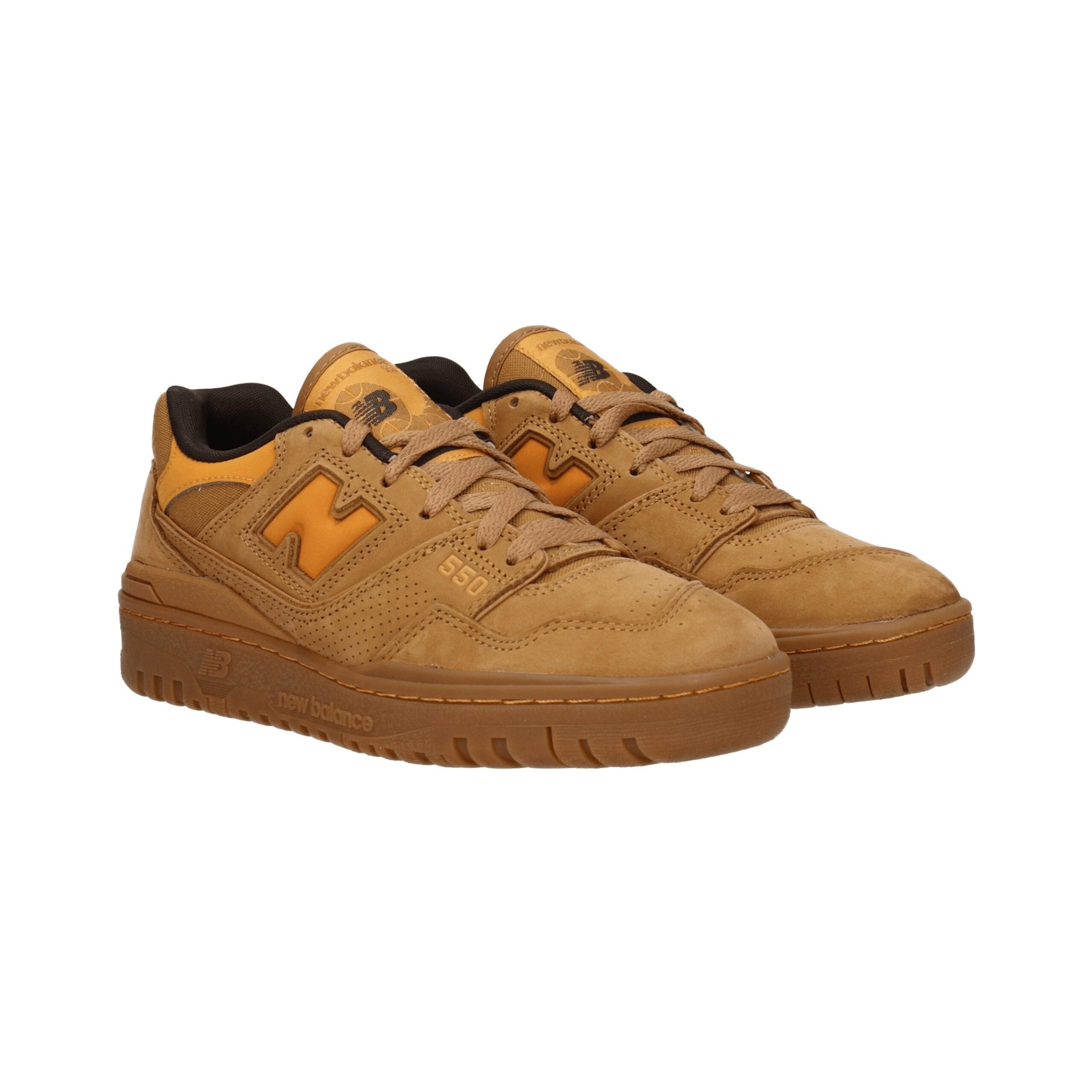 New Balance Suede Sneakers — Brown, view 2