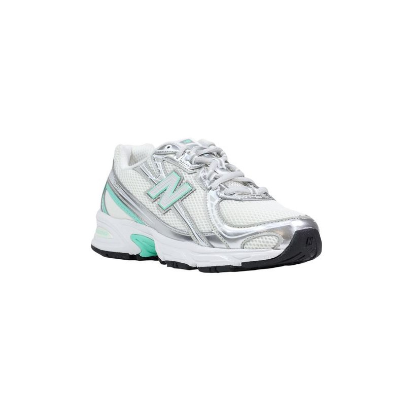 New Balance Lightweight Synthetic Sneakers — Silver, view 2
