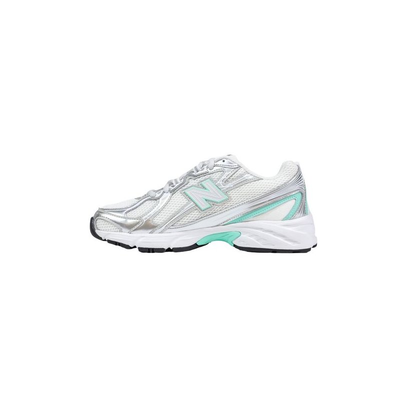 New Balance Lightweight Synthetic Sneakers — Silver, view 3