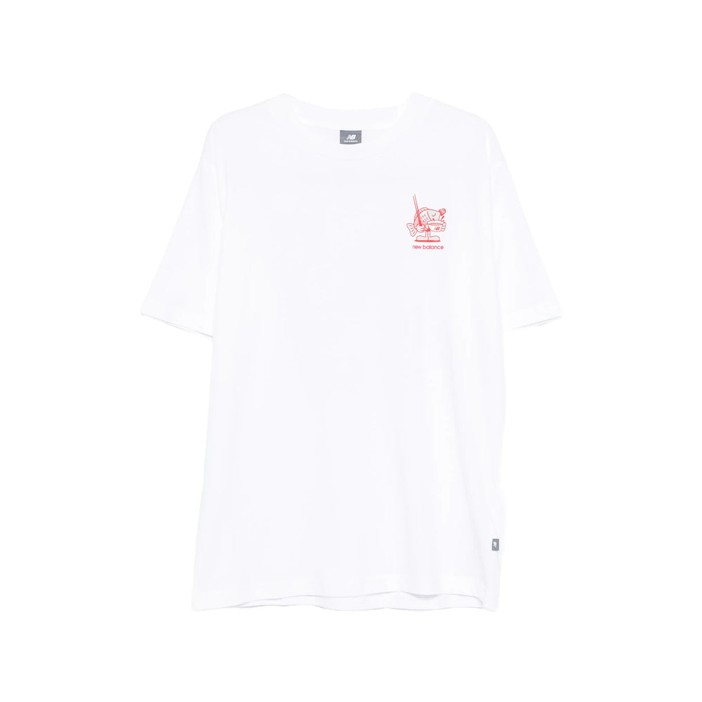 New Balance Graphic Print T-Shirt — White by New Balance