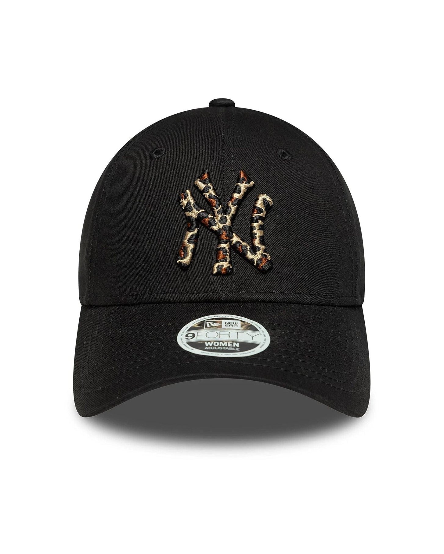 New Era Cap 60691330 Leopard Infill Embroidery Baseball Cap — Black by New Era Cap