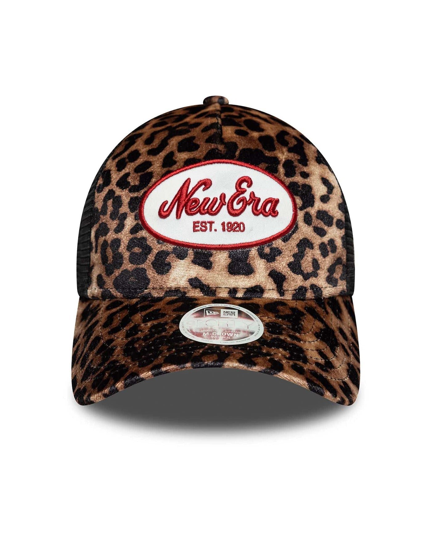 New Era Cap 60771767 Leopard-Print Trucker Baseball Cap — Brown by New Era Cap