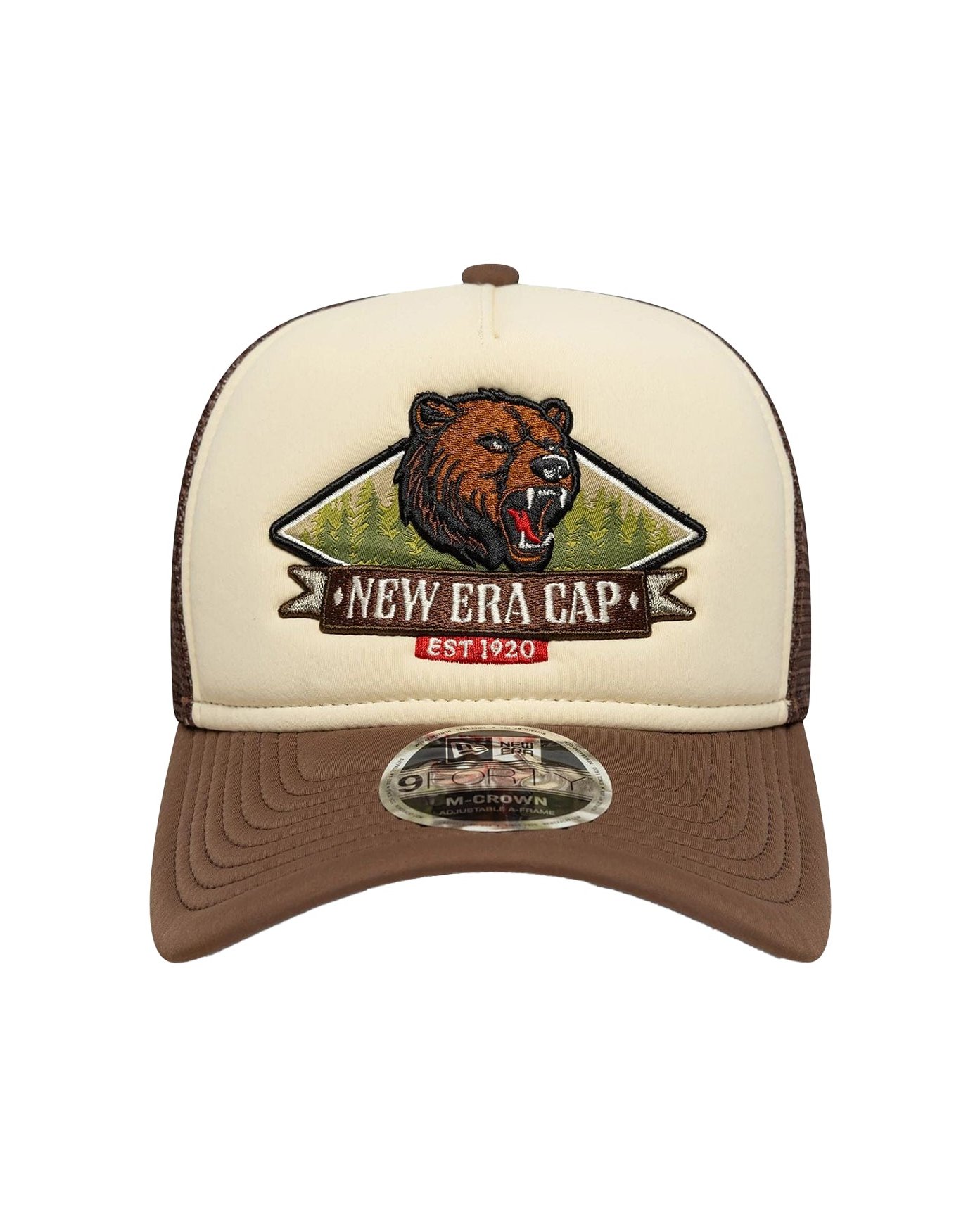 New Era Cap 60771806 Trucker A-Frame Baseball Cap — Beige by New Era Cap