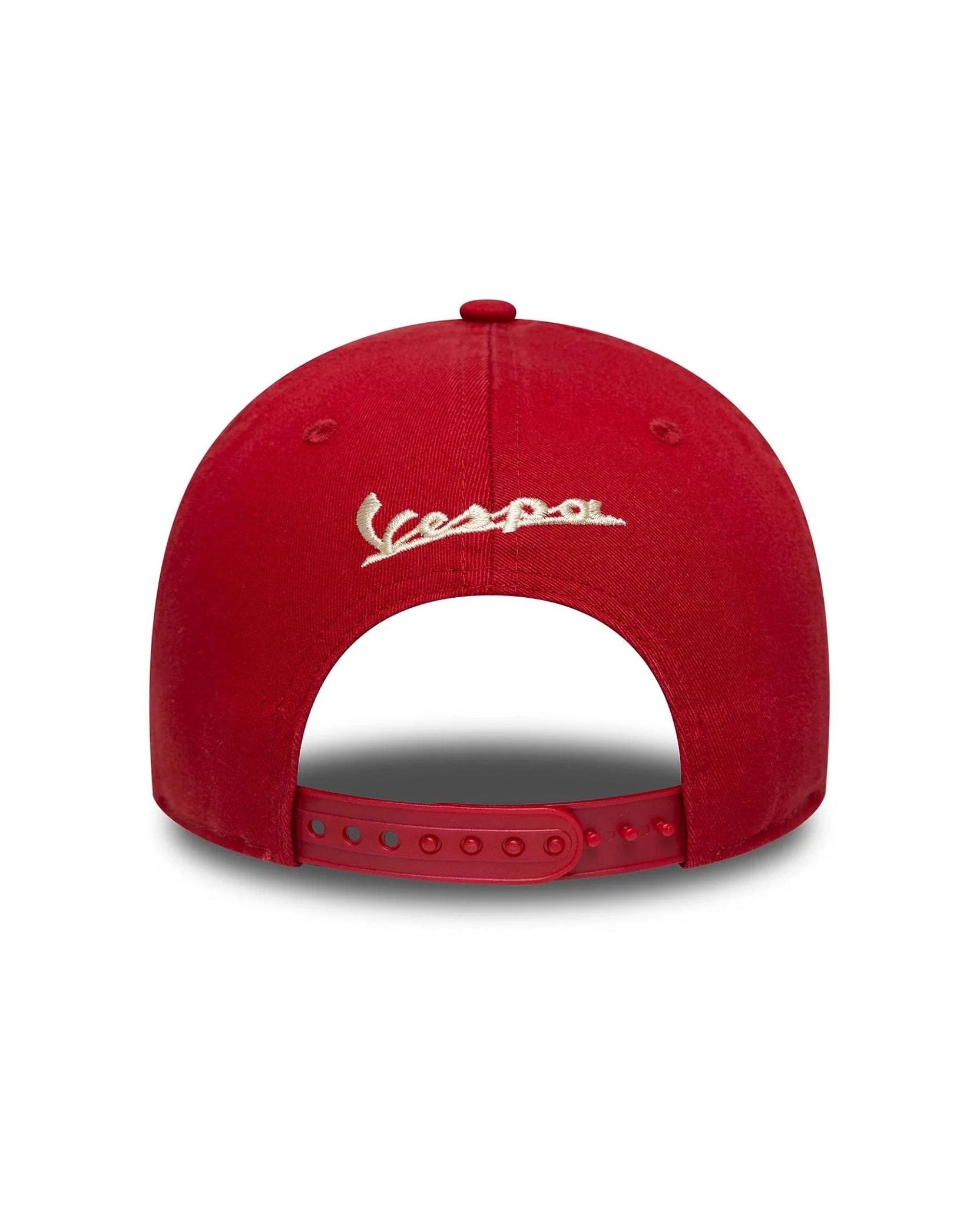 New Era Cap 60772142 Embroidered Vespa Logo Baseball Cap — Red, view 3