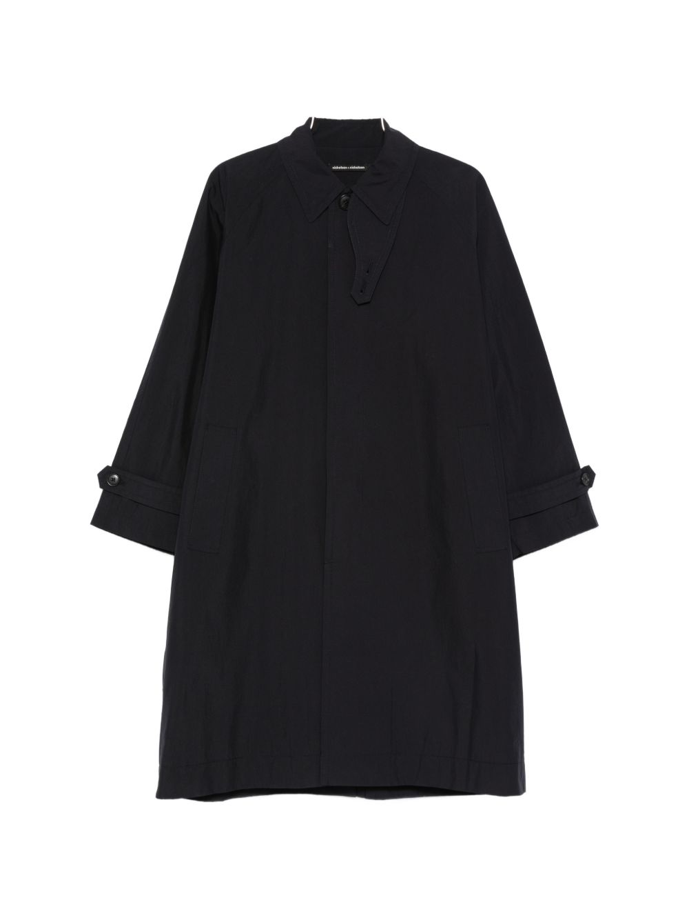 NICHOLSON & NICHOLSON Cotton-Blend Coat — Black by NICHOLSON & NICHOLSON