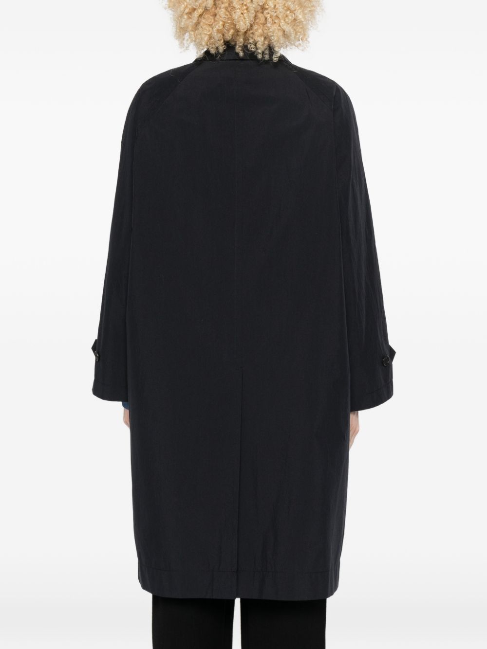 NICHOLSON & NICHOLSON Cotton-Blend Coat — Black, view 2