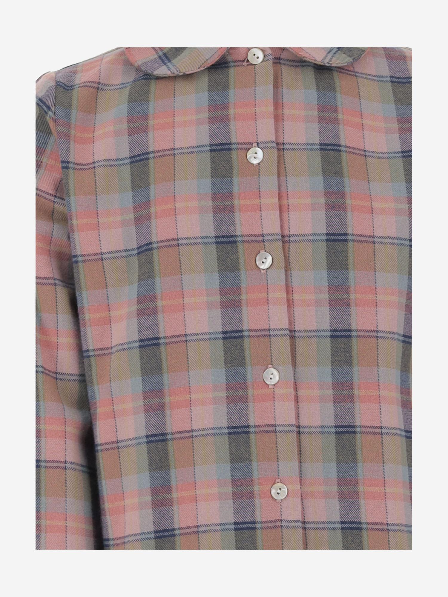 Nicoletta Fanna Cotton Check Pattern Shirt — Multicolor by Nicoletta Fanna