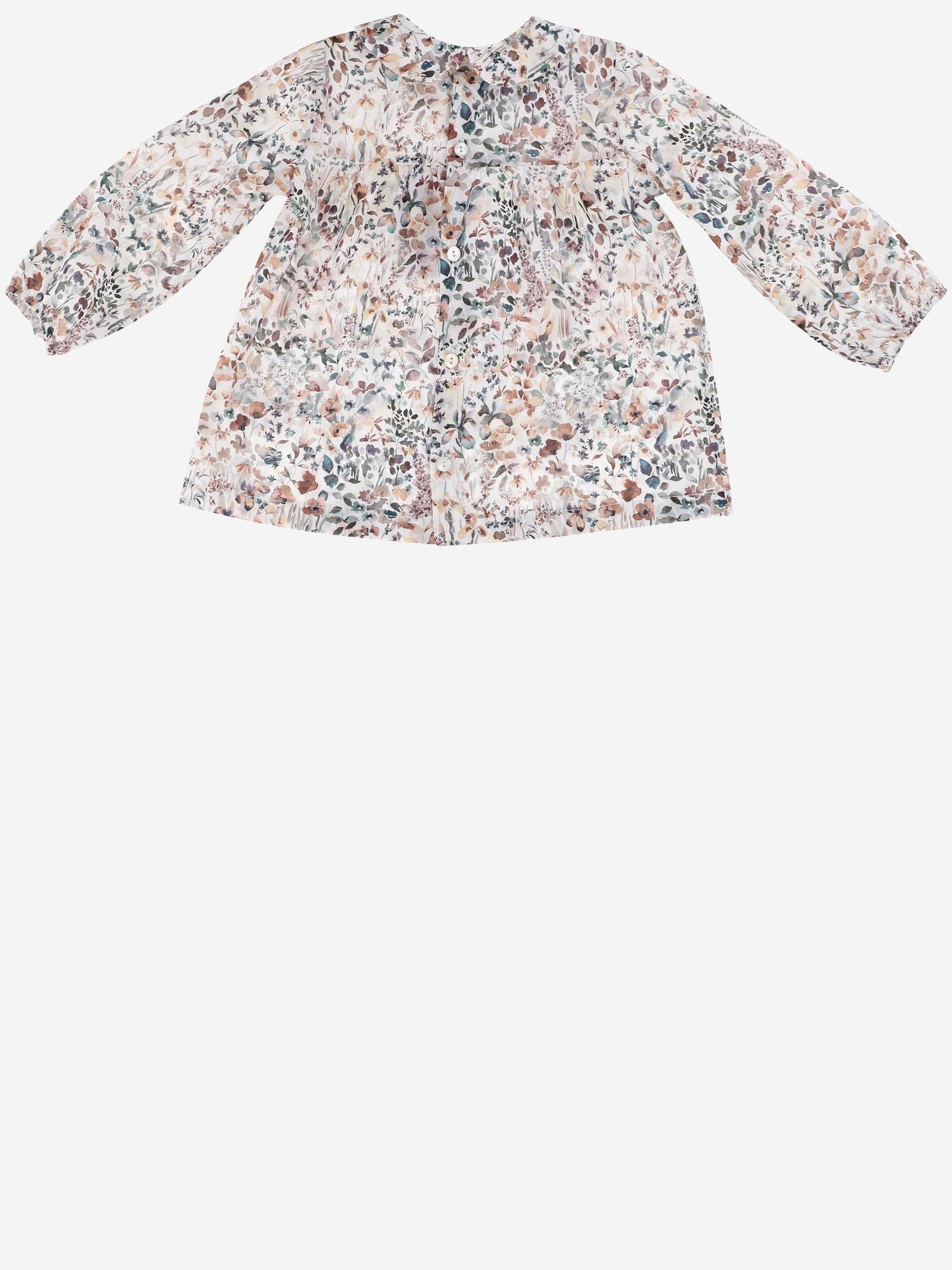 Nicoletta Fanna Floral Print Cotton Shirt — Multicolor by Nicoletta Fanna