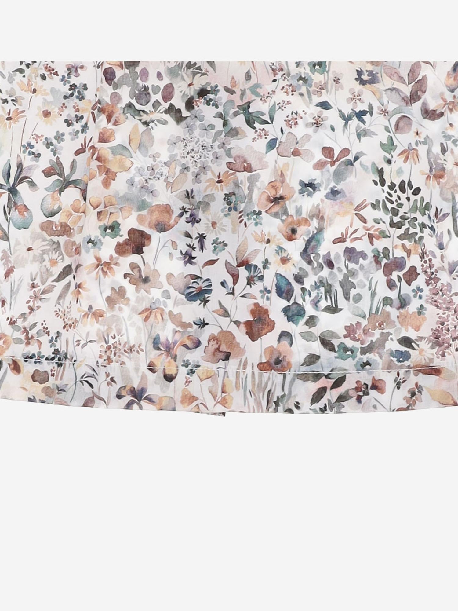 Nicoletta Fanna Floral Print Cotton Shirt — Multicolor, view 2