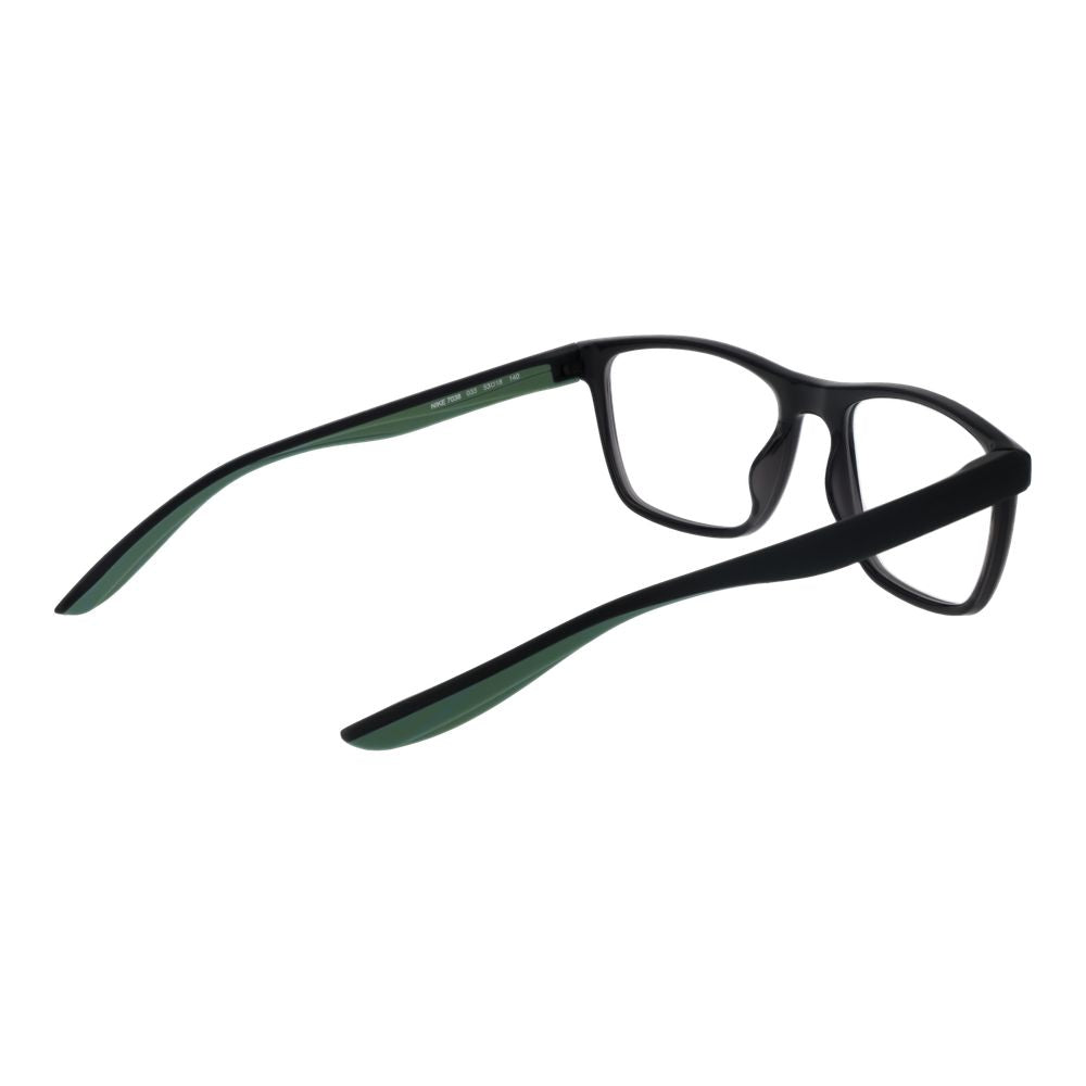 Nike NI-1063611 Stainless Steel Square-Frame Eyeglasses — Black, view 3