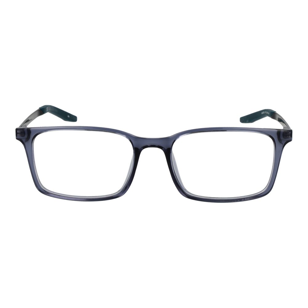 Nike NI-1063617 Rectangle Full-Rim Plastic Eyeglasses — Blue, view 2