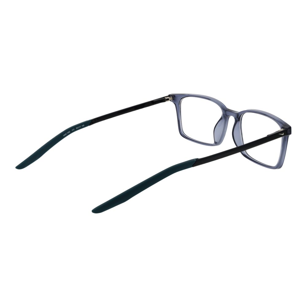 Nike NI-1063617 Rectangle Full-Rim Plastic Eyeglasses — Blue, view 3