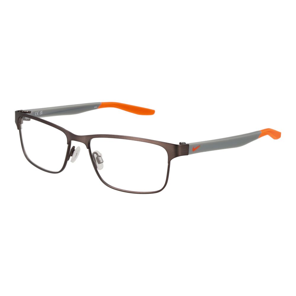 Nike NI-1063620 Stainless Steel Rectangle Eyeglasses — Black by Nike