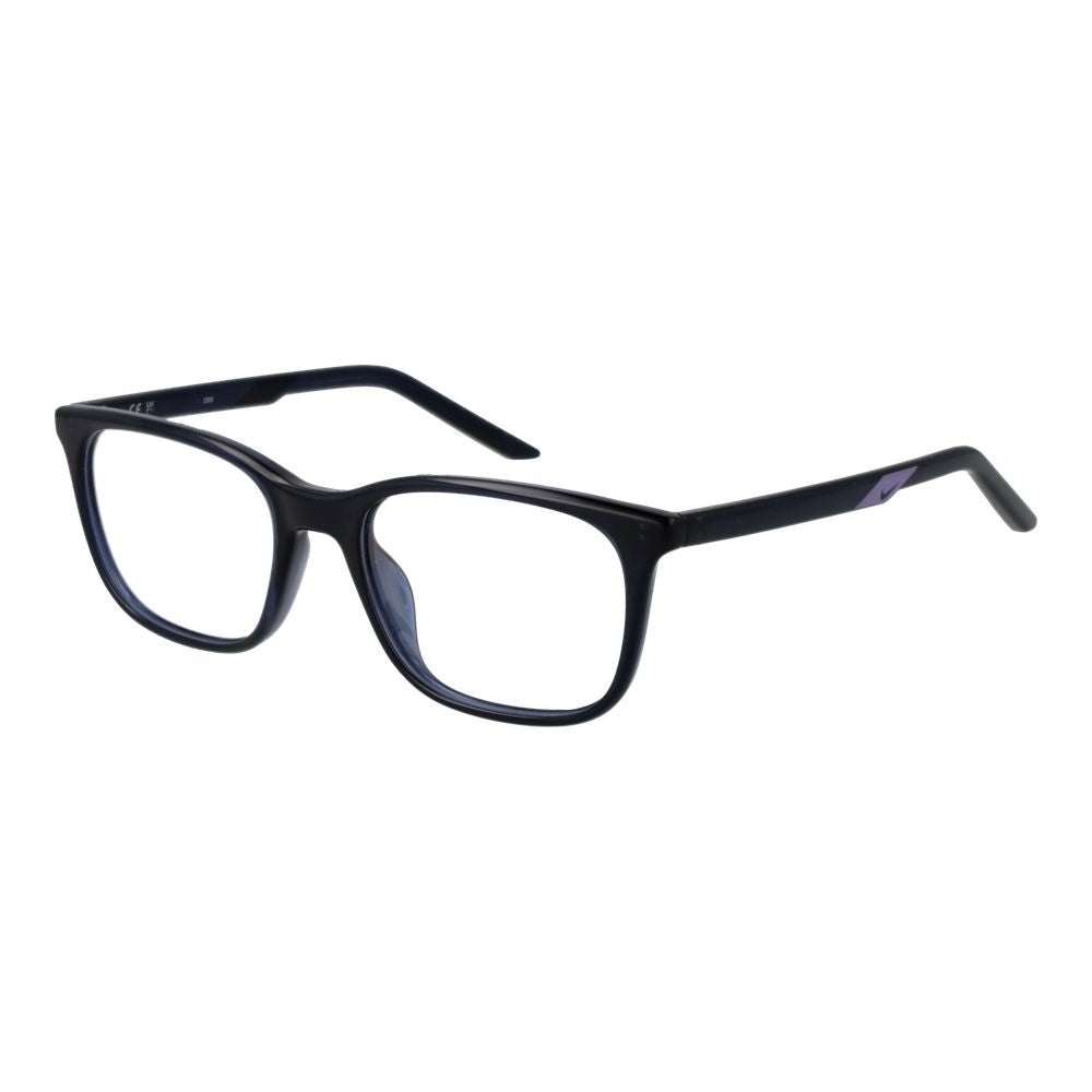 Nike NI-1063661 Stainless Steel Rectangle Frame Eyeglasses — Black by Nike