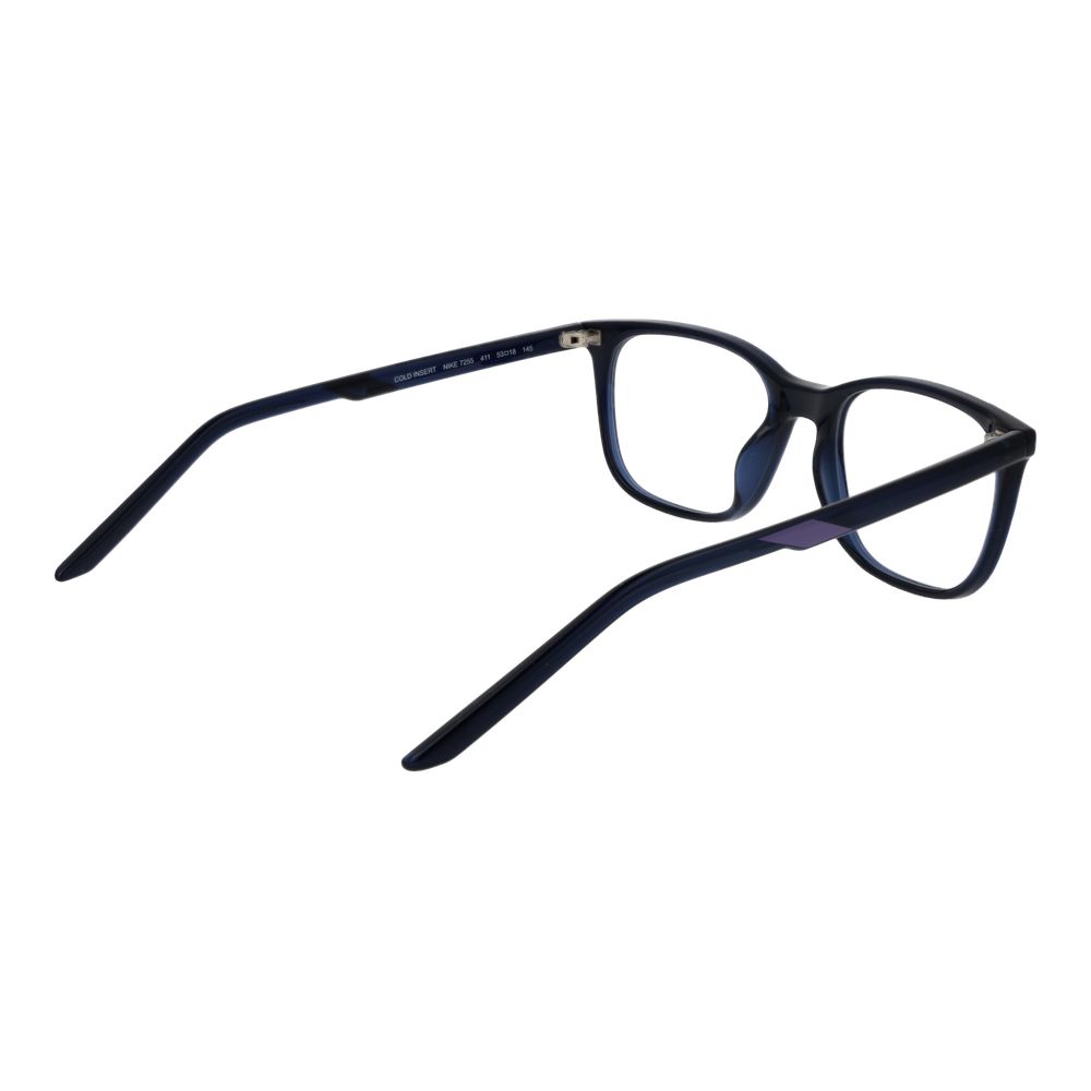 Nike NI-1063661 Stainless Steel Rectangle Frame Eyeglasses — Black, view 3