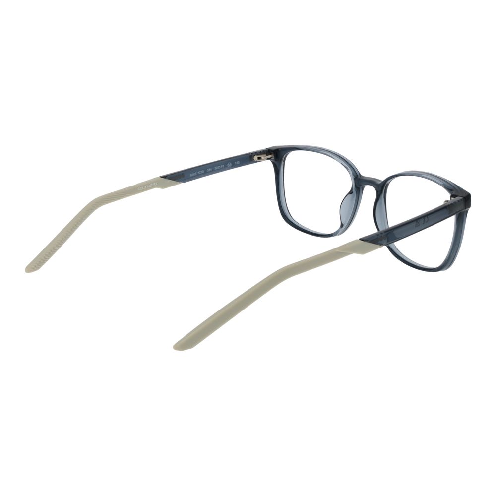 Nike NI-1063668 Stainless Steel Square-Frame Eyeglasses — Gray, view 3