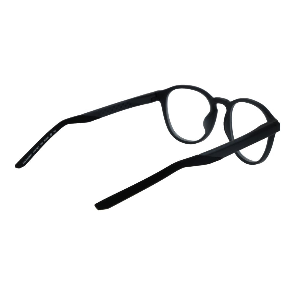 Nike NI-1063676 Round-Frame Stainless Steel Eyeglasses — Black, view 3