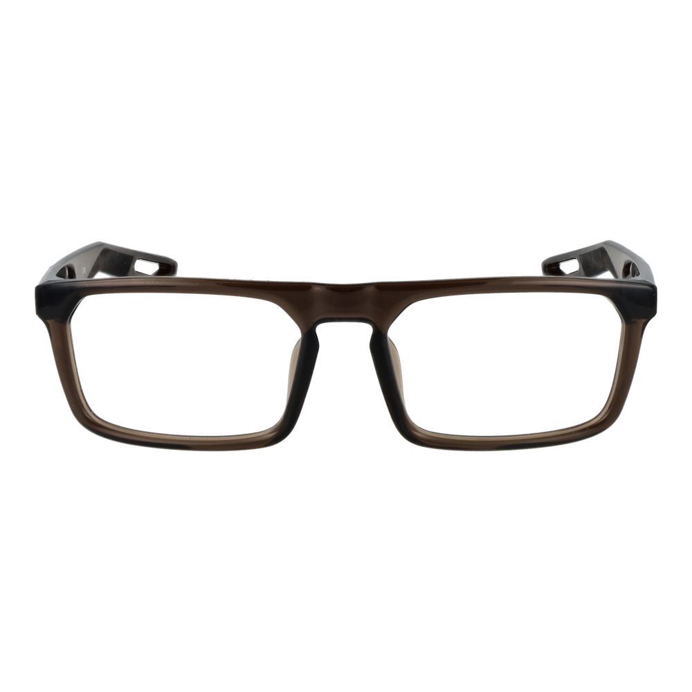 Nike NI-1063756 Stainless Steel Rectangle Eyeglasses — Brown, view 2