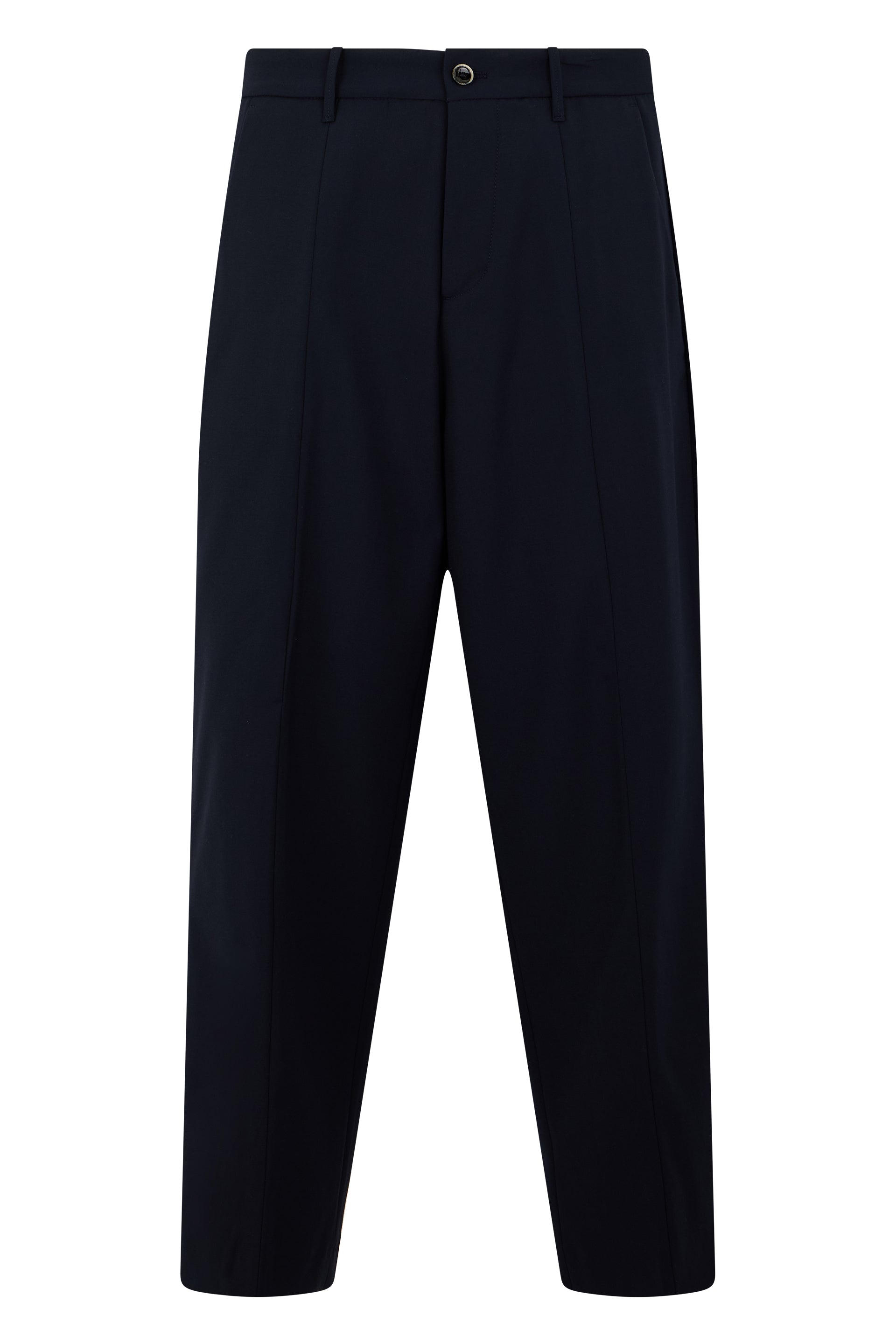 Nine In The Morning Wool-Blend Trousers — Navy by Nine In The Morning