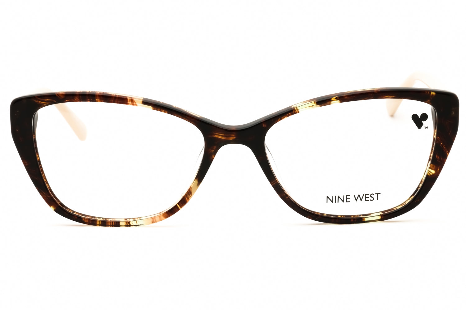Nine West NW5206N Cat-Eye Acetate Eyeglasses — Brown, view 2
